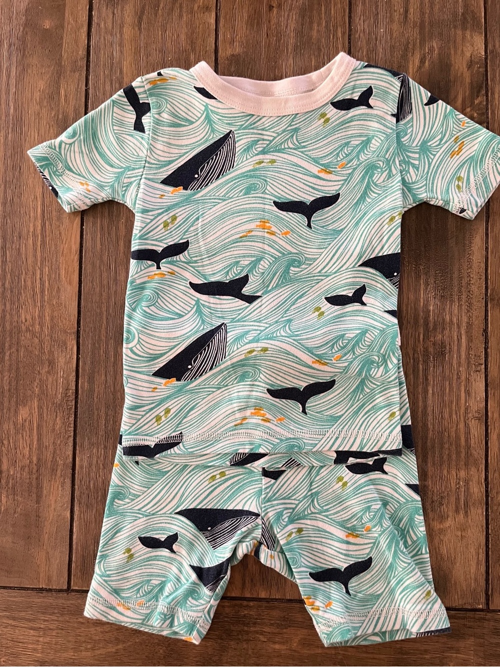 Tea Collection Whale Print Toddler Pajama